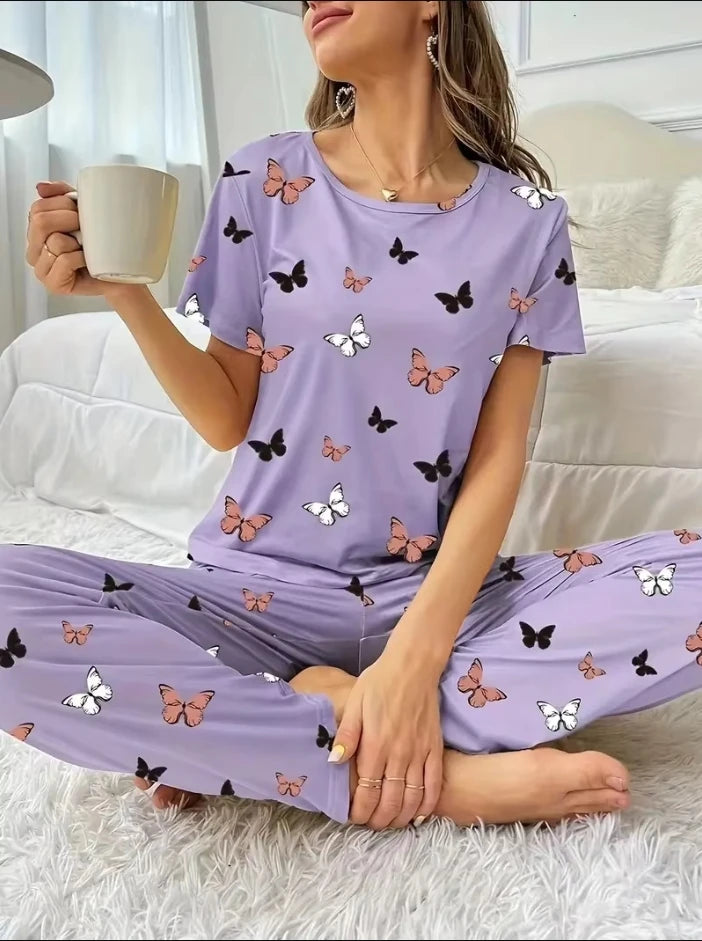 Elegant Satin Striped Pajama Set – Plus Size Button-Up Lounge Wear Style Heaven