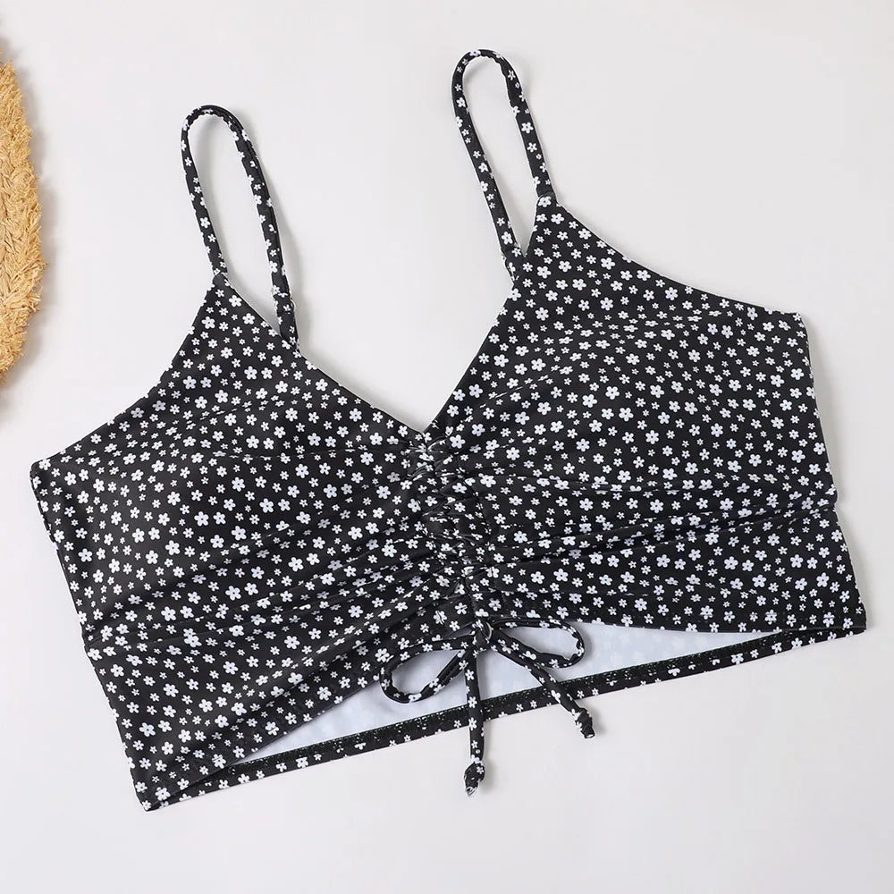 High Waist Floral Push-Up Bikini Swimsuit – 2025 Women’s Print Swimwear Set - Style Heaven