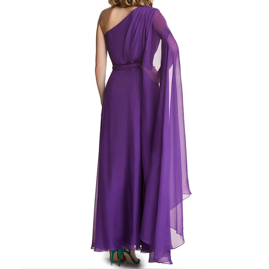 Elegant One-Shoulder Maxi Dress – Formal Evening & Party Gown Style Heaven