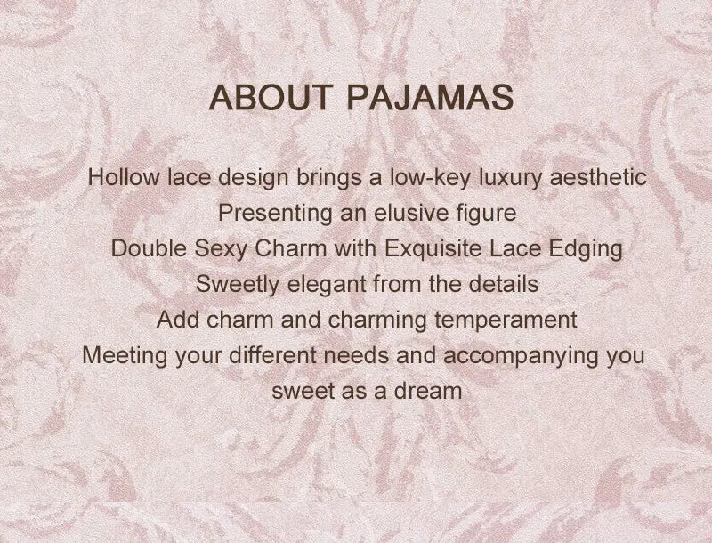 Sexy Lace See-Through Pajama Set – Breathable Suspender Shorts Sleepwear Style Heaven