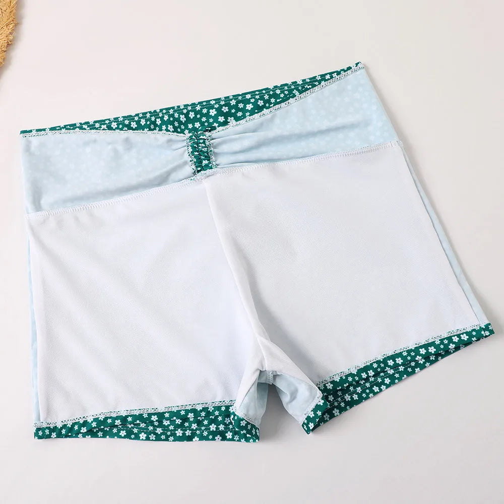 High Waist Floral Push-Up Bikini Swimsuit – 2025 Women’s Print Swimwear Set - Style Heaven