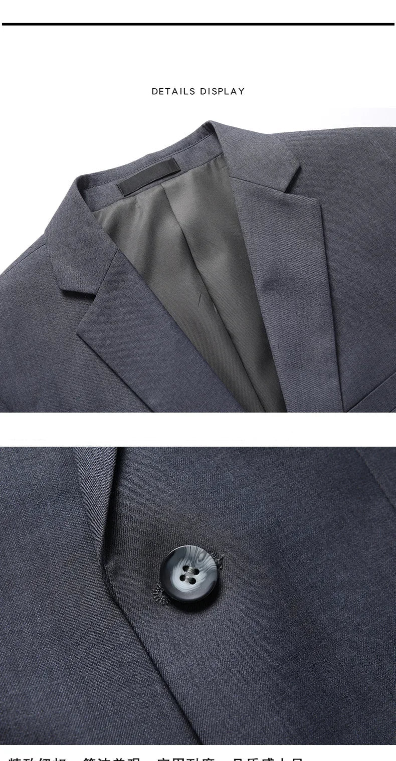 Men’s 3-Piece Formal Suit Set – Blazer, Vest & Trousers for Business, Wedding, or Casual Wear (M-6XL) Style Heaven