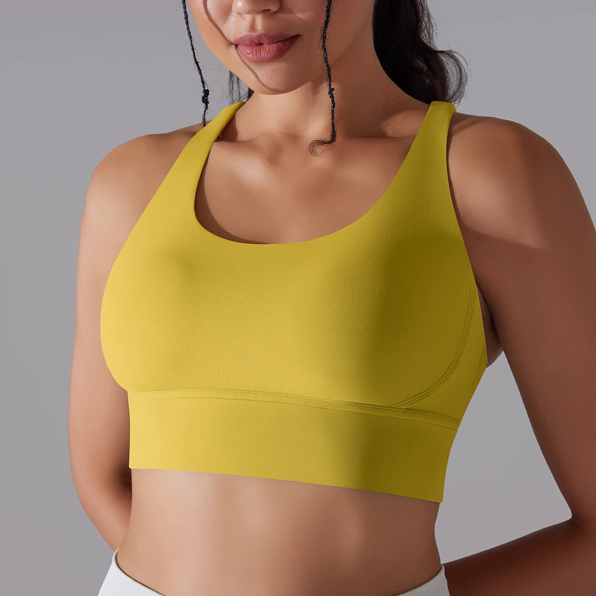 Women’s Yoga Bra Tank Top – Naked Feel Sport Bra Gym Vest Camisole for Fitness & Workout Style Heaven
