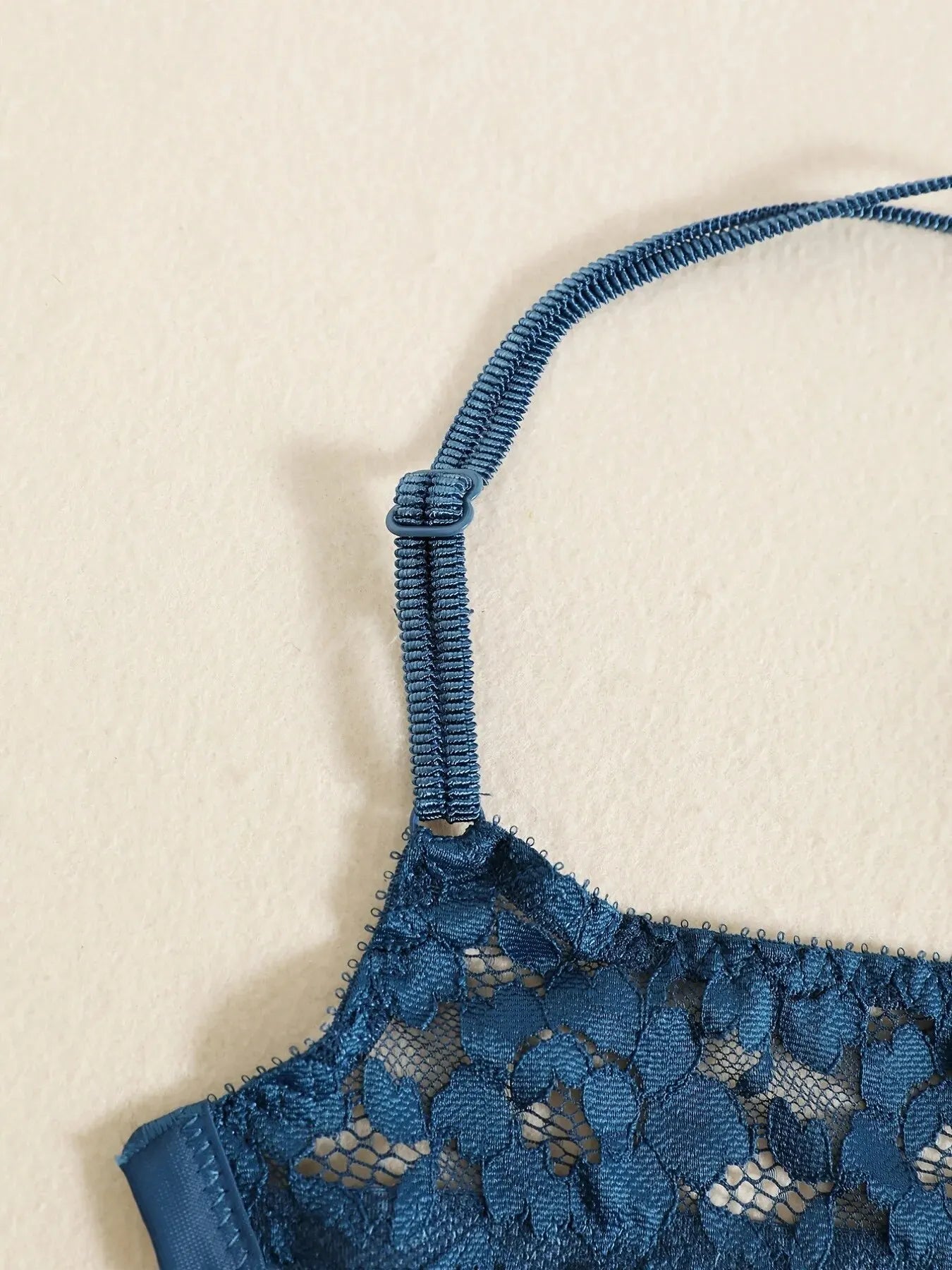 Elegant Lace Embroidery Lingerie Set – Push-Up Bra & Sheer Panty, Breathable Fabric, Perfect for Valentine's Day Style Heaven