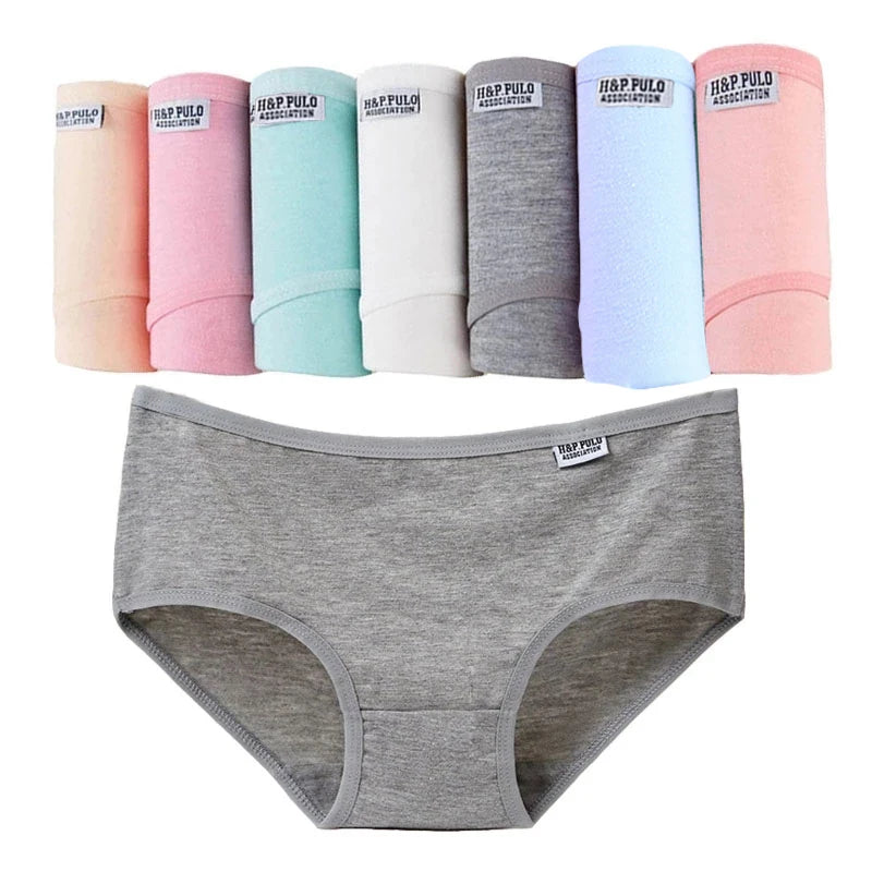 7Pcs/Lot Plus Size Women's Cotton Panties – Soft & Comfortable Briefs, Sexy Lingerie Underwear (M-4XL) Style Heaven