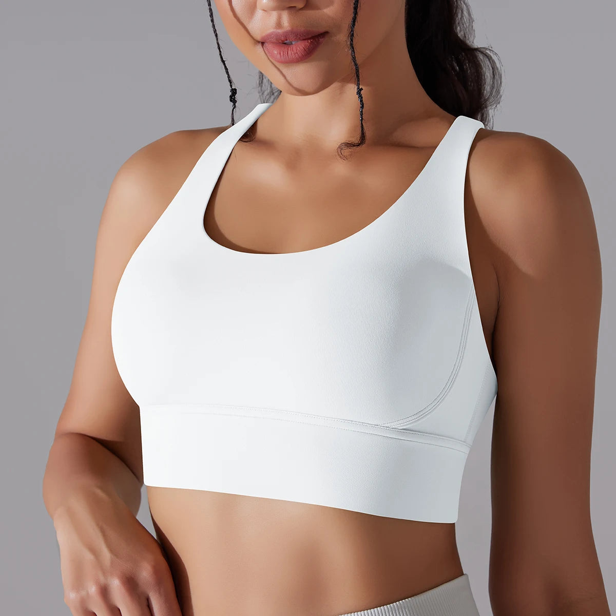Women’s Yoga Bra Tank Top – Naked Feel Sport Bra Gym Vest Camisole for Fitness & Workout Style Heaven