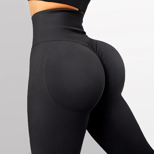 Seamless High Waist Fitness Leggings – Peach Lift Yoga Pants for Women Style Heaven