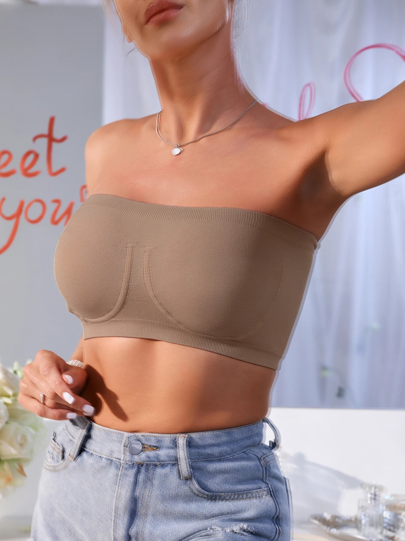 Women's Sexy Backless Strapless Bra – Breathable, High-Stretch, Comfortable & Wireless Lingerie Style Heaven