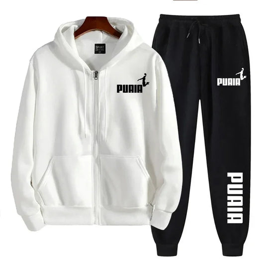 Men's Tracksuit 2024 – Zip-Up Hoodie & Sweatpants Sportswear Set Style Heaven