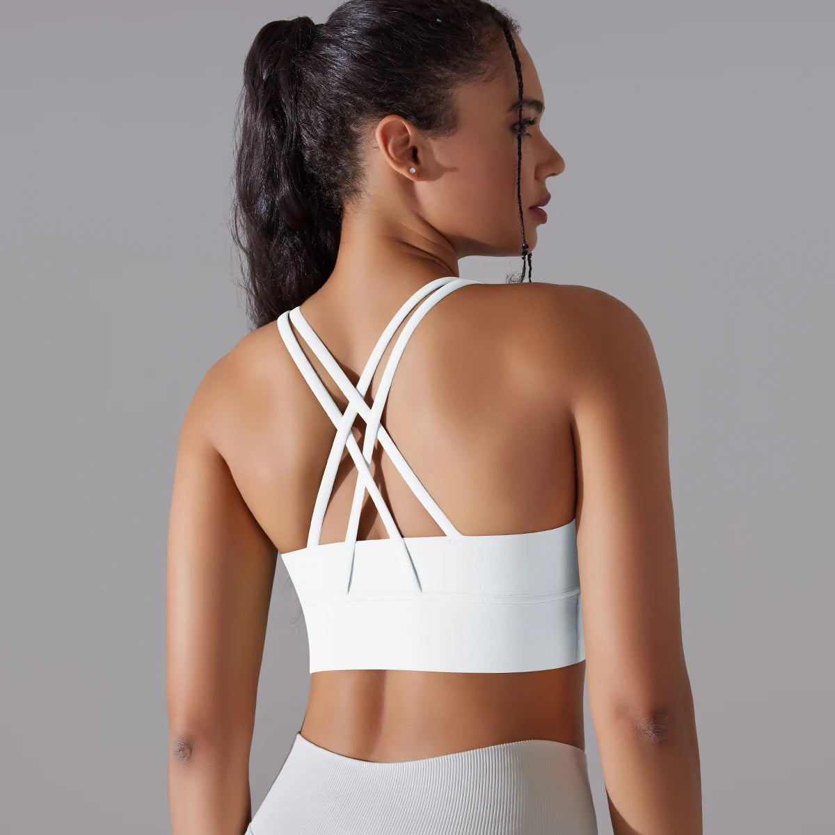Women’s Yoga Bra Tank Top – Naked Feel Sport Bra Gym Vest Camisole for Fitness & Workout Style Heaven