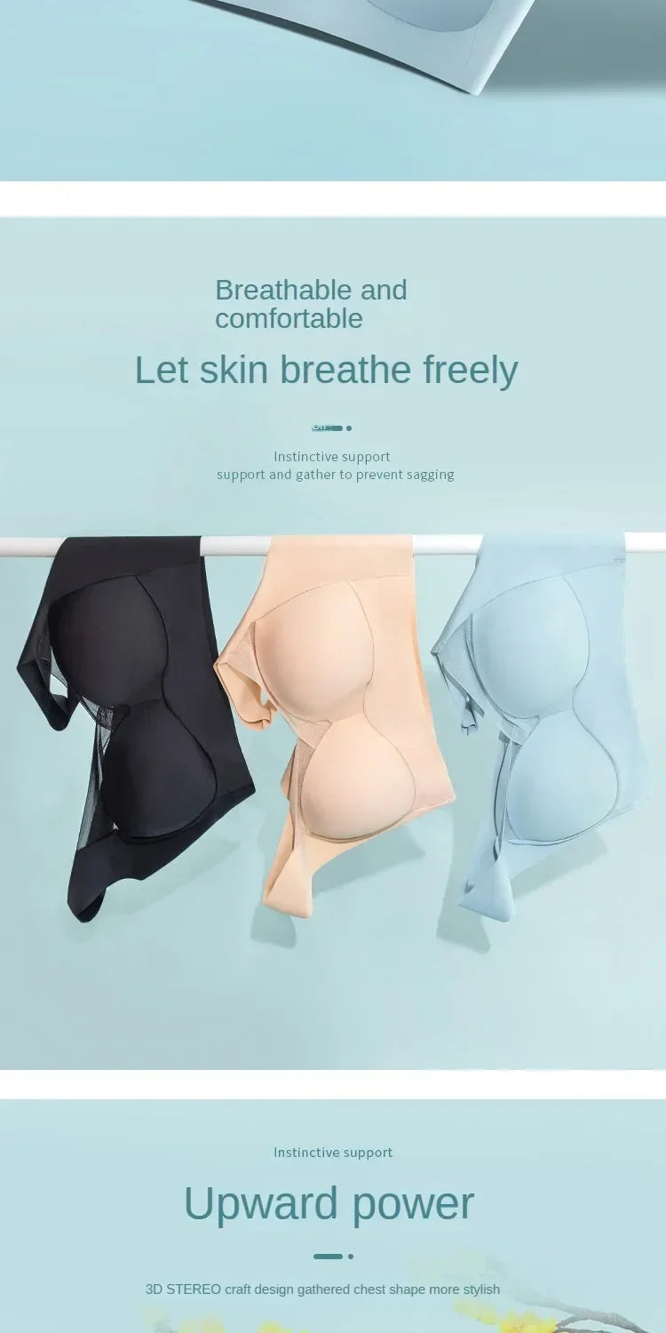 All-in-One Support Tank Top Bra – Soft, No Trace, Wireless Thin Underwear Style Heaven