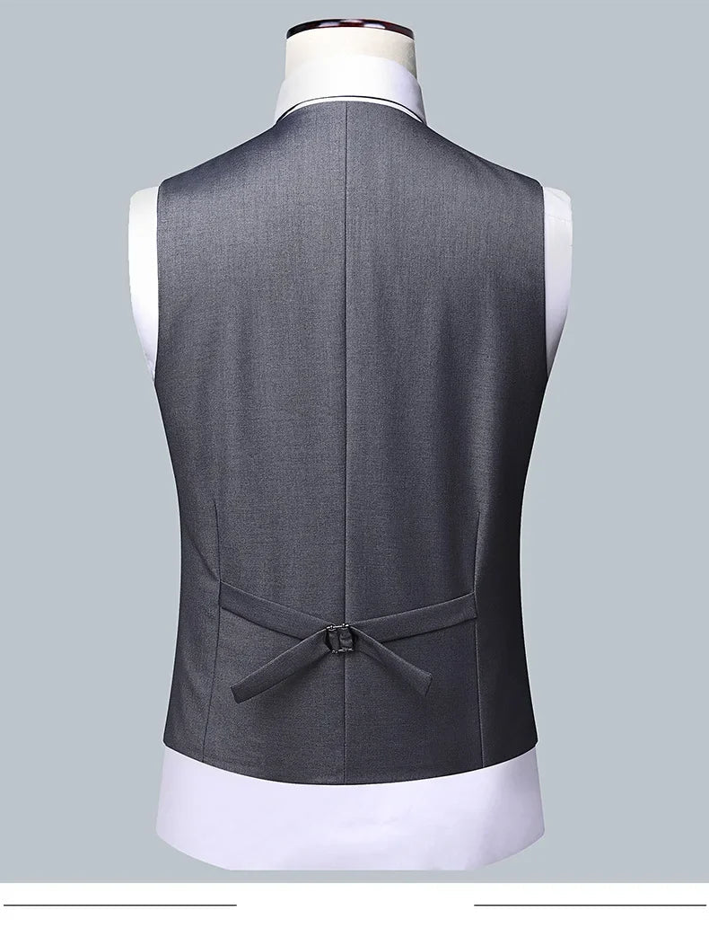 Men’s 3-Piece Formal Suit Set – Blazer, Vest & Trousers for Business, Wedding, or Casual Wear (M-6XL) Style Heaven