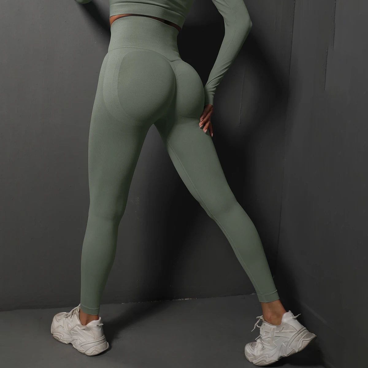 Seamless High Waist Booty Lifting Gym Leggings – Women's Yoga Pants for Fitness & Sportswear Style Heaven