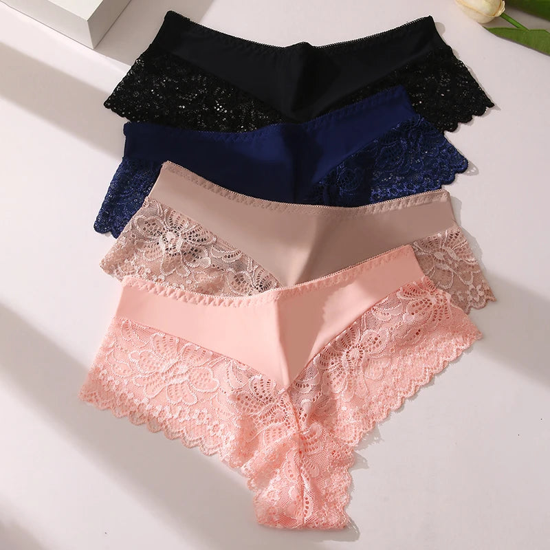 3-Pack Lace Panties – Soft, Sexy & Breathable Women’s Briefs Style Heaven