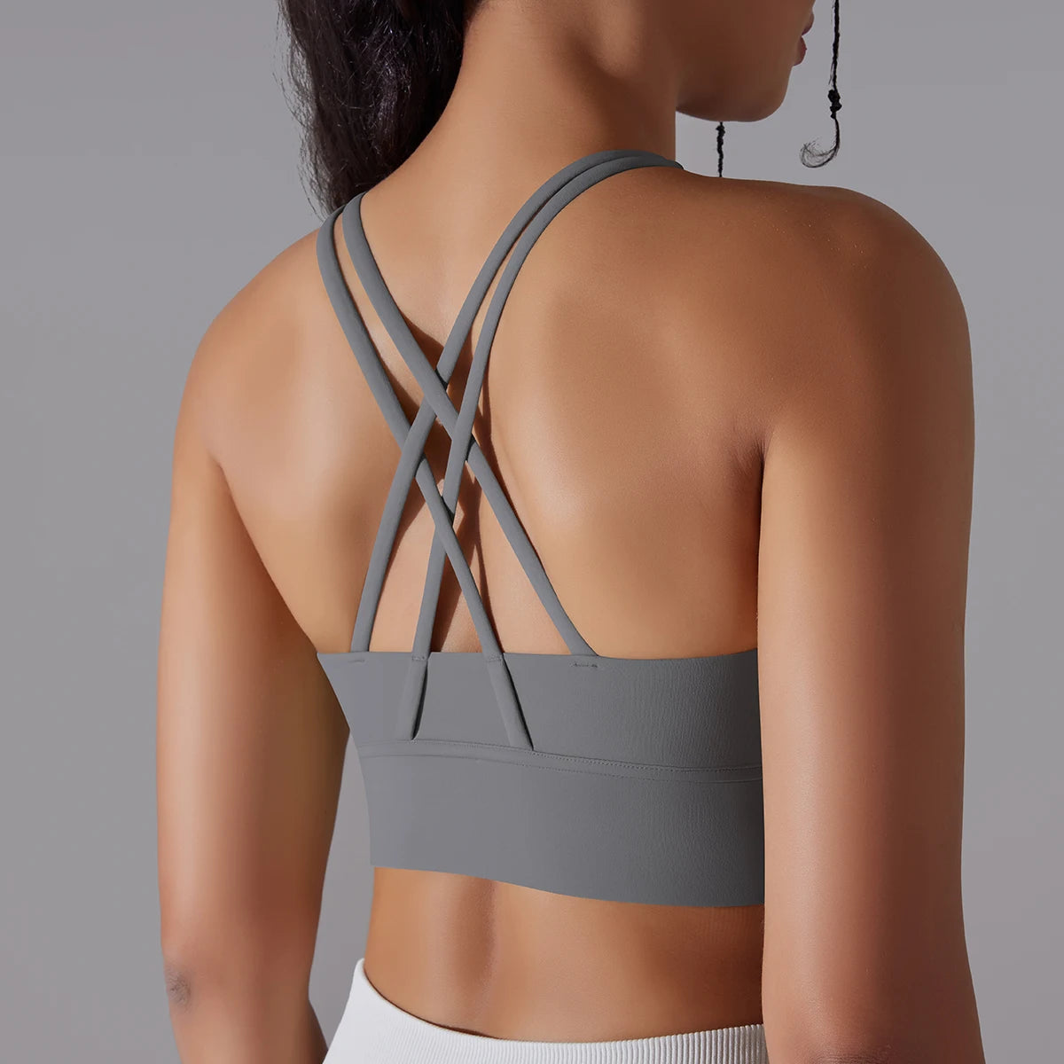 Women’s Yoga Bra Tank Top – Naked Feel Sport Bra Gym Vest Camisole for Fitness & Workout Style Heaven