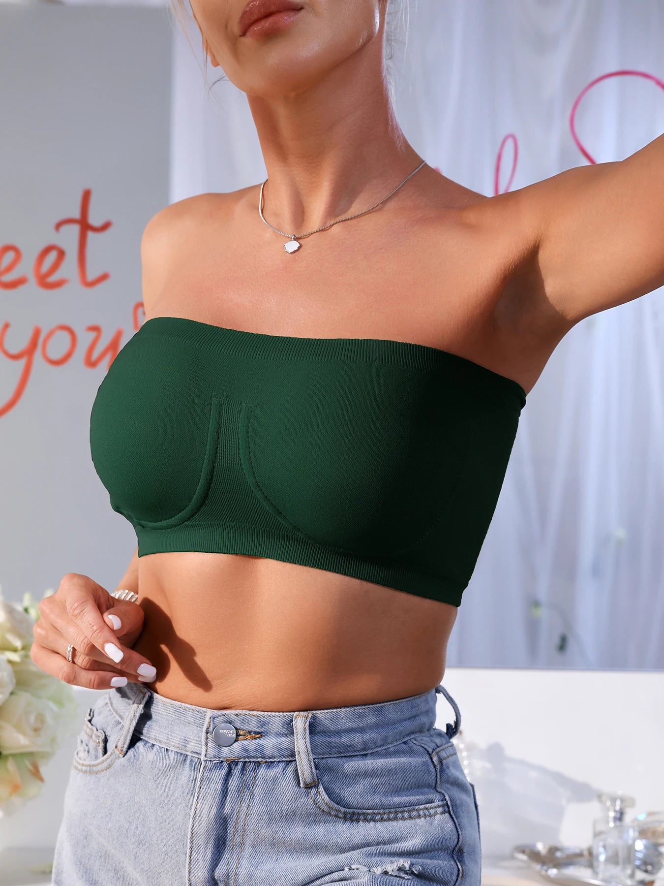 Women's Sexy Backless Strapless Bra – Breathable, High-Stretch, Comfortable & Wireless Lingerie Style Heaven