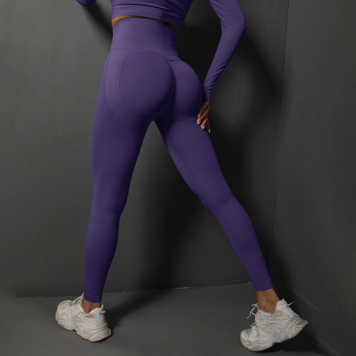 Seamless High Waist Booty Lifting Gym Leggings – Women's Yoga Pants for Fitness & Sportswear Style Heaven