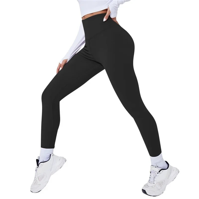 High Waist Yoga Leggings – Thermal Sports Tights with Butt Lifting & Push-Up Effect (Fitness, Running, Gym) Style Heaven