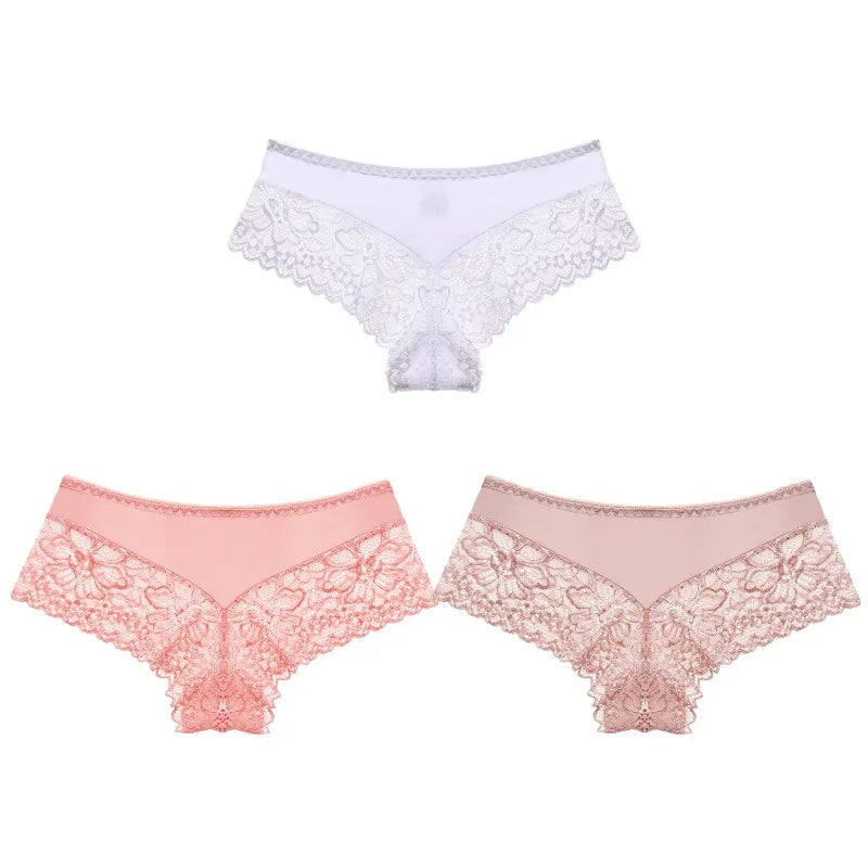 3-Pack Lace Panties – Soft, Sexy & Breathable Women’s Briefs Style Heaven