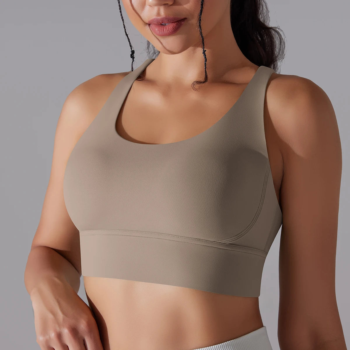 Women’s Yoga Bra Tank Top – Naked Feel Sport Bra Gym Vest Camisole for Fitness & Workout Style Heaven