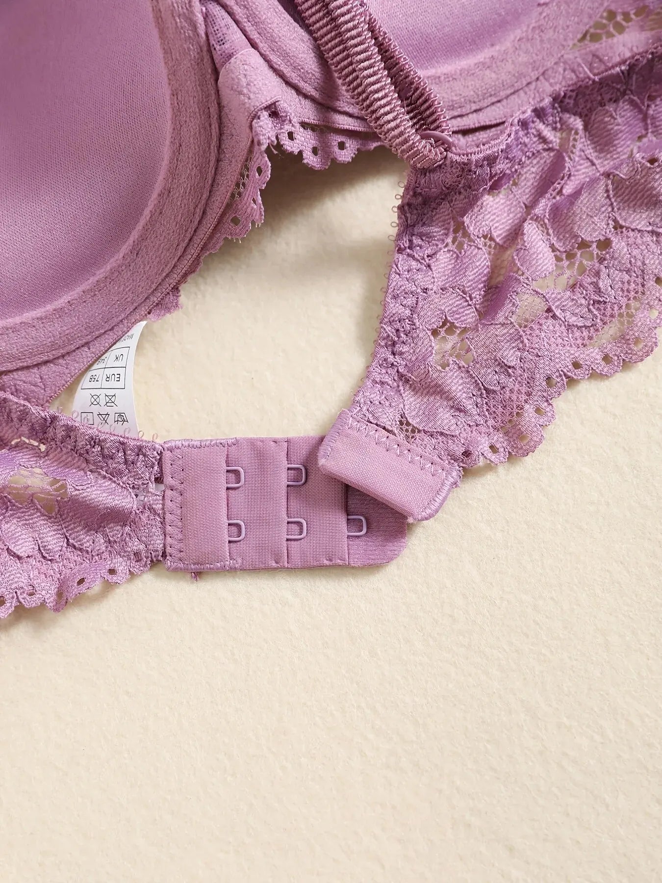 Elegant Lace Embroidery Lingerie Set – Push-Up Bra & Sheer Panty, Breathable Fabric, Perfect for Valentine's Day Style Heaven