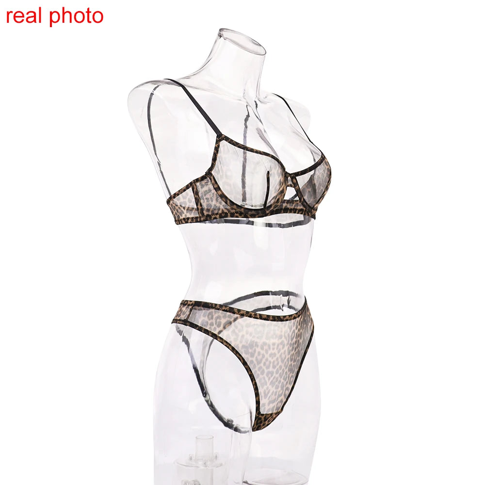Ellolace Seamless Lace Lingerie Set – See-Through Sexy Bra & Panty Outfit for Women Style Heaven