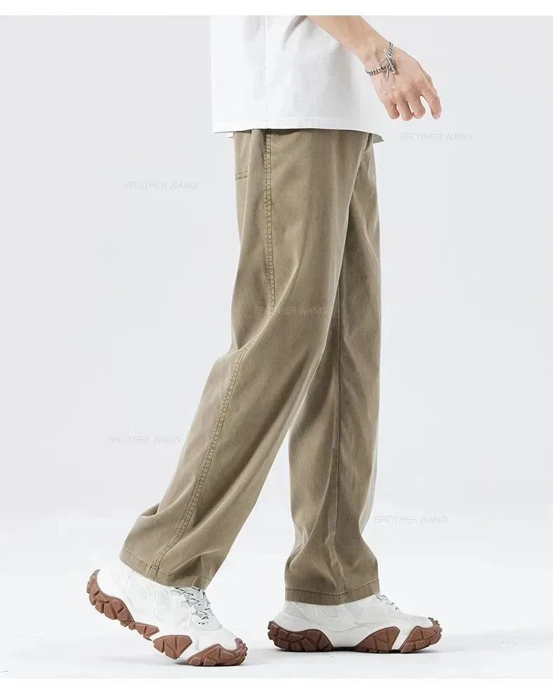 Men’s Ultra-Thin Baggy Jeans – Soft & Breathable Lyocell Straight-Leg Pants - Style Heaven